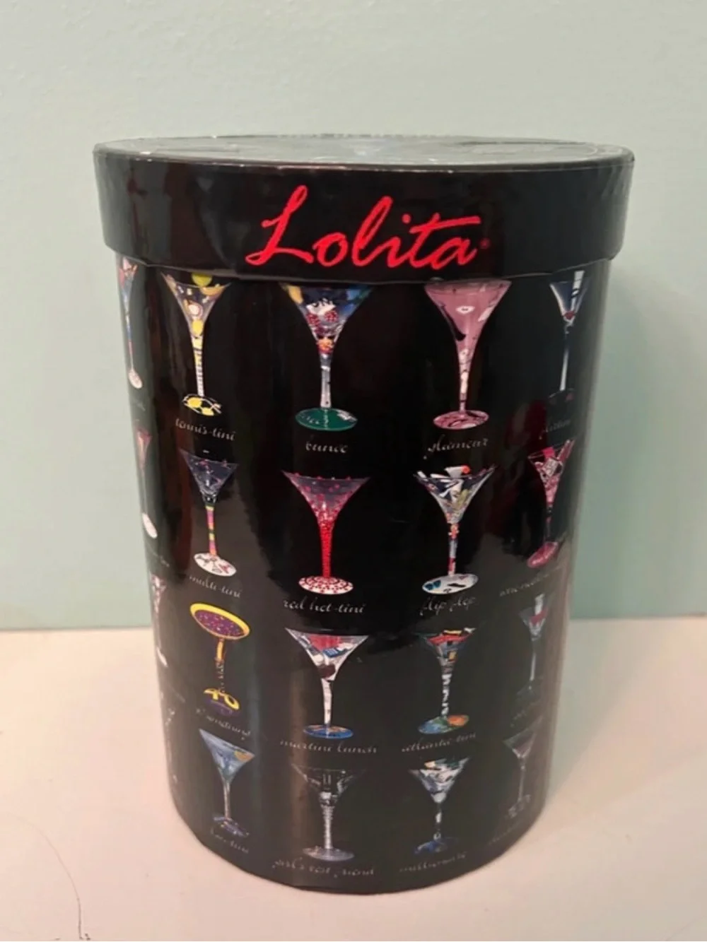 Lolita 21 Year Old Martini Glass for Birthday NWT